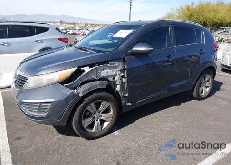 2011 Kia Sportage Lx from USA, damaged, VIN KNDPB3A23B7059290